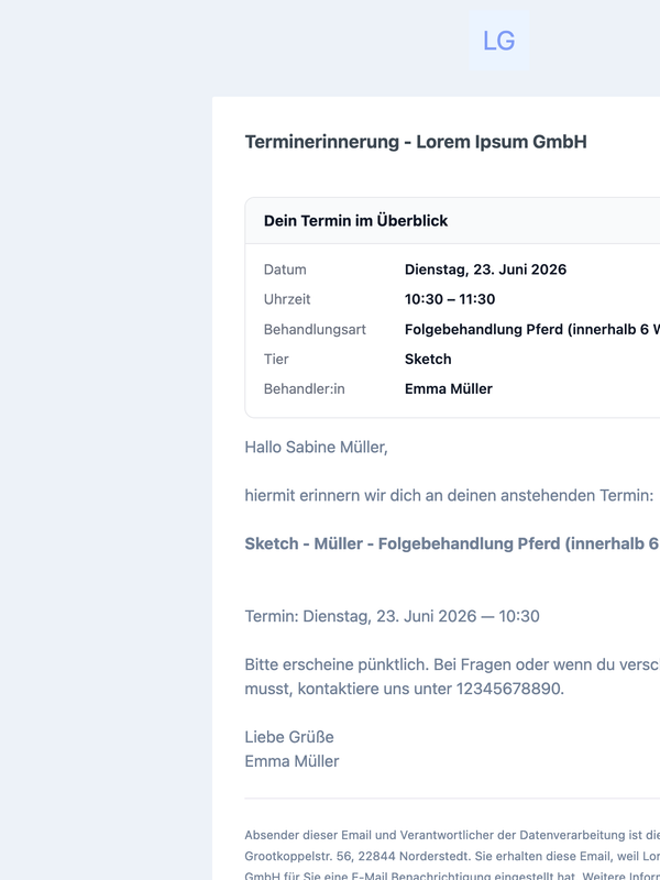Afspraakherinneringen Afspraakherinneringen